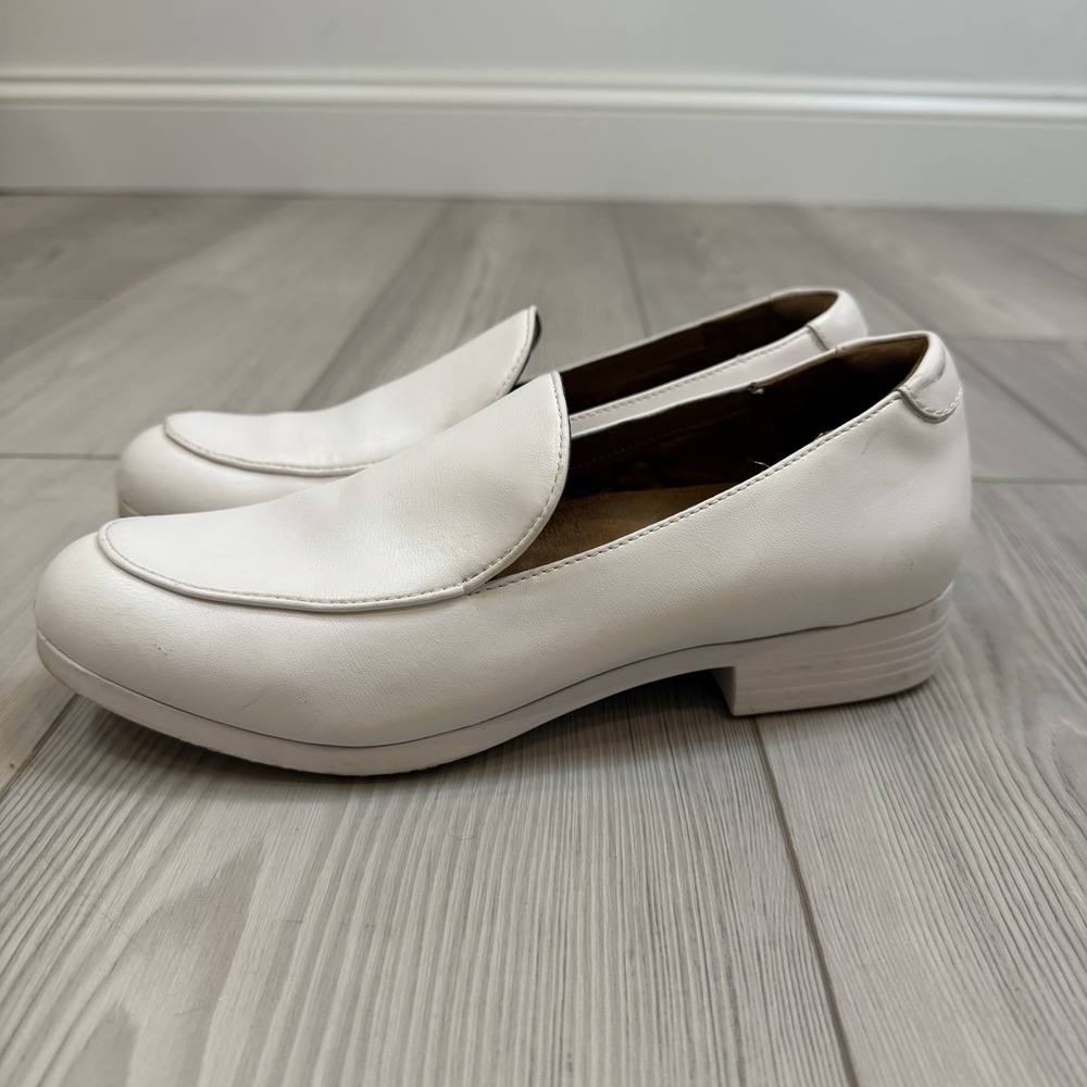 Womens Shoes For Crews White‎ Slide On Non-Slip Shoes 55269 Size 7.5